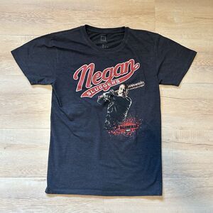 The Walking Dead Mens T-Shirt Size Small Negan Sluggers Dark Gray Loot Crate